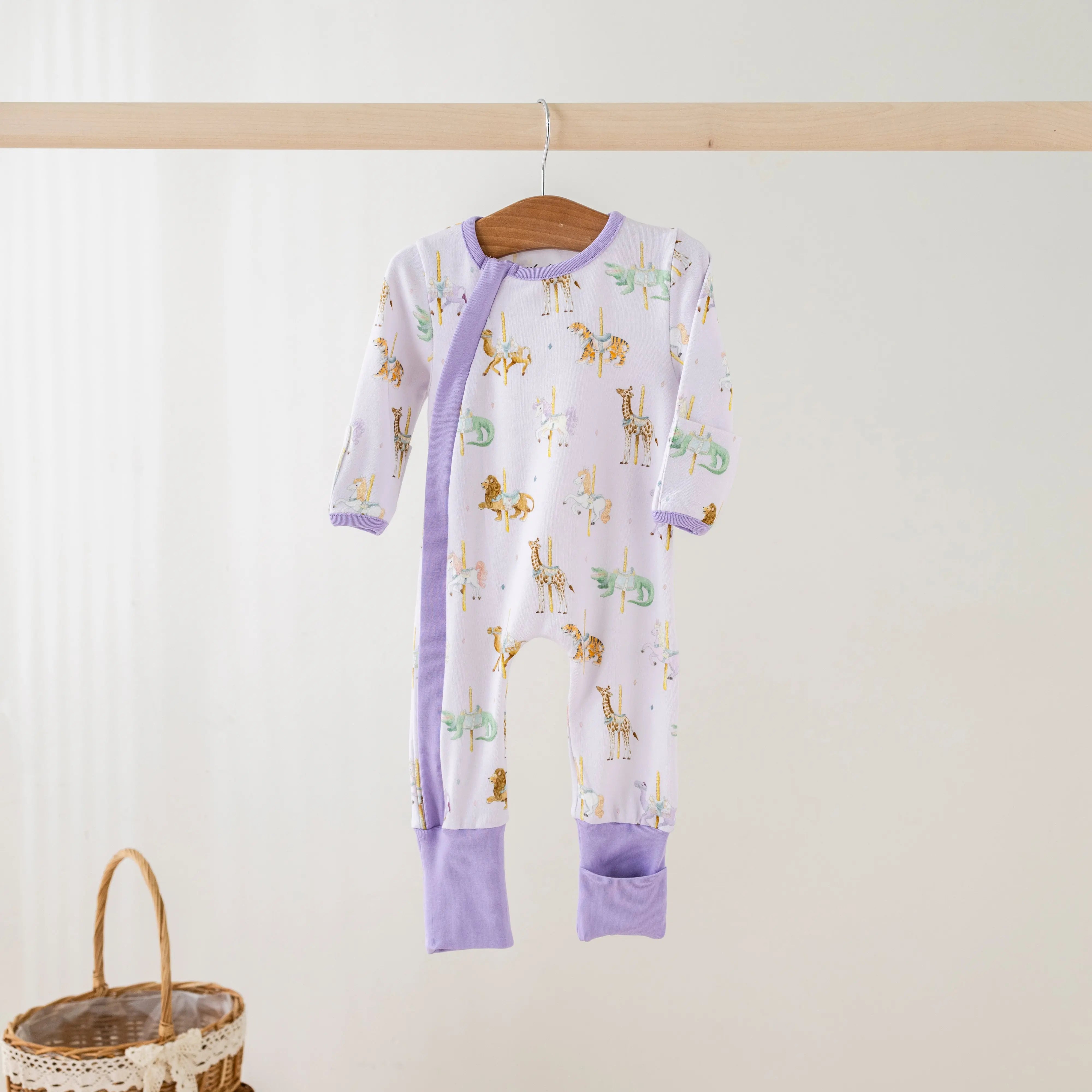 Round & Round We Go Organic Cotton Pajamas by Nola Tawk, Southern food gift detail photo 2