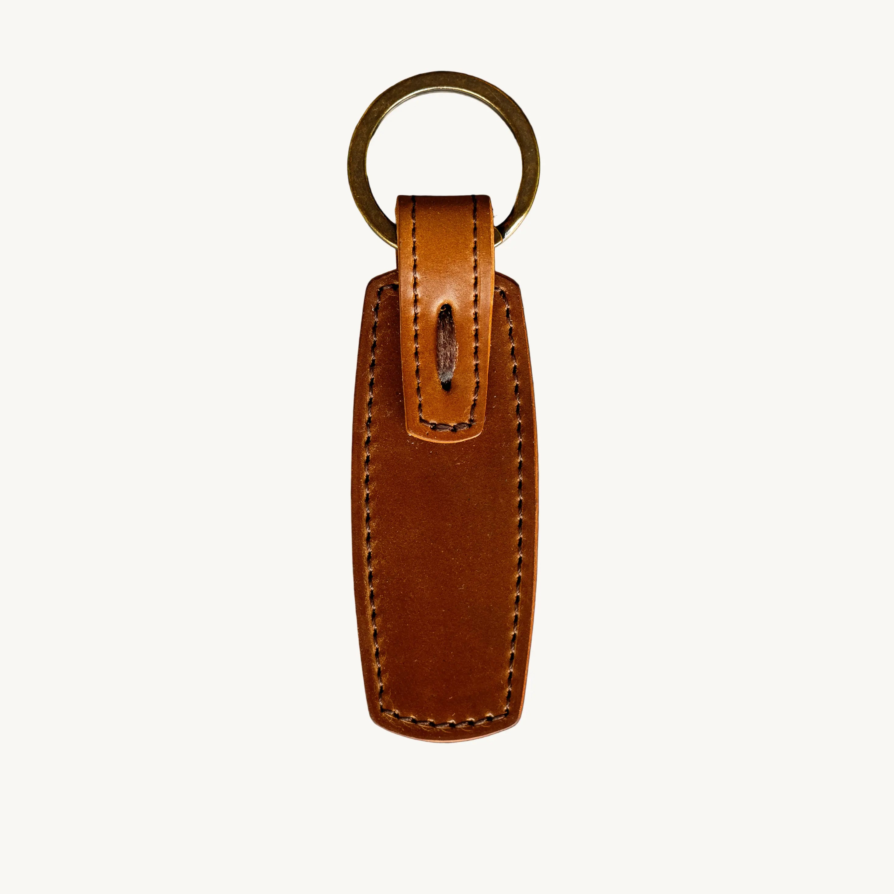 Rover Key Ring - Bourbon Horween Shell Cordovan Loyal Stricklin