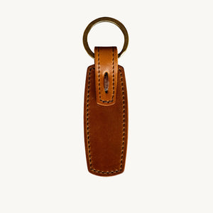 Rover Key Ring - Bourbon Horween Shell Cordovan by Loyal Stricklin, handmade jewelry main product photo
