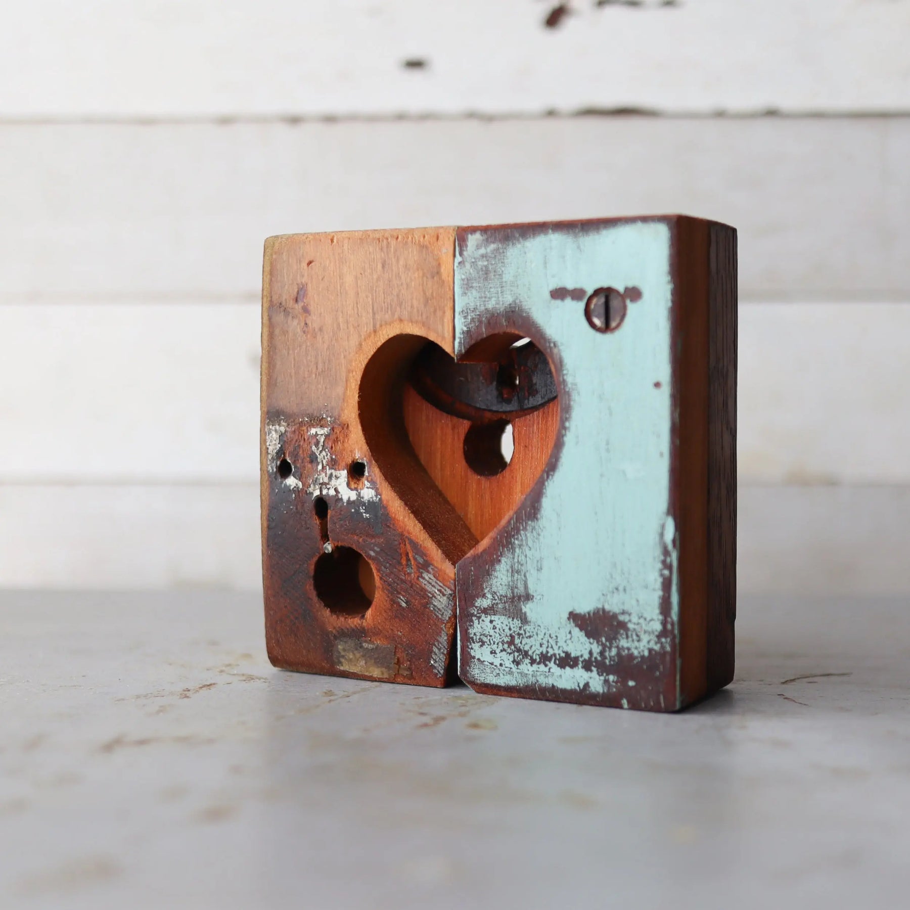 Rustic Heart Tiles by Dennehey Design Co., gift giving detail photo 20