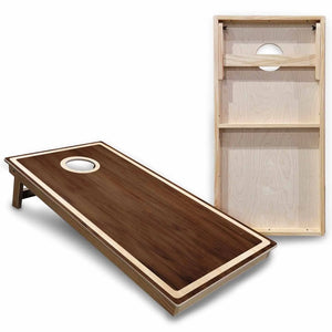 Rustic Wood Cornhole Boards - Backyard Series Cornhole Solutions