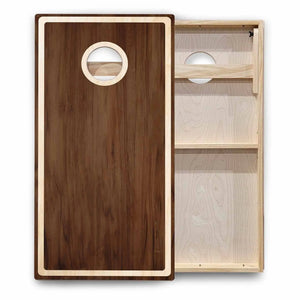 Rustic Wood Cornhole Boards - Backyard Series Cornhole Solutions