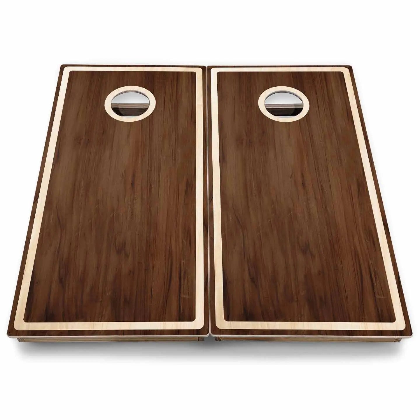 Rustic Wood Cornhole Boards - Backyard Series Cornhole Solutions