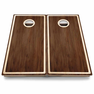 Rustic Wood Cornhole Boards - Backyard Series Cornhole Solutions