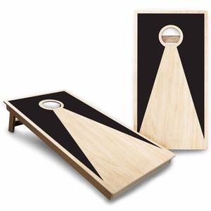 Rustic Wood Cornhole Boards - Backyard Series Cornhole Solutions