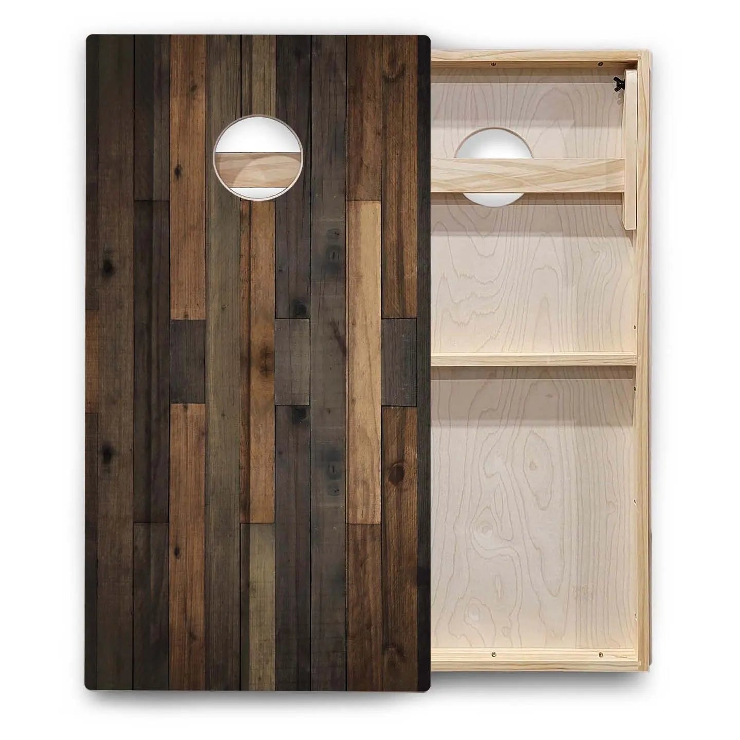 Rustic Wood Cornhole Boards - Backyard Series Cornhole Solutions