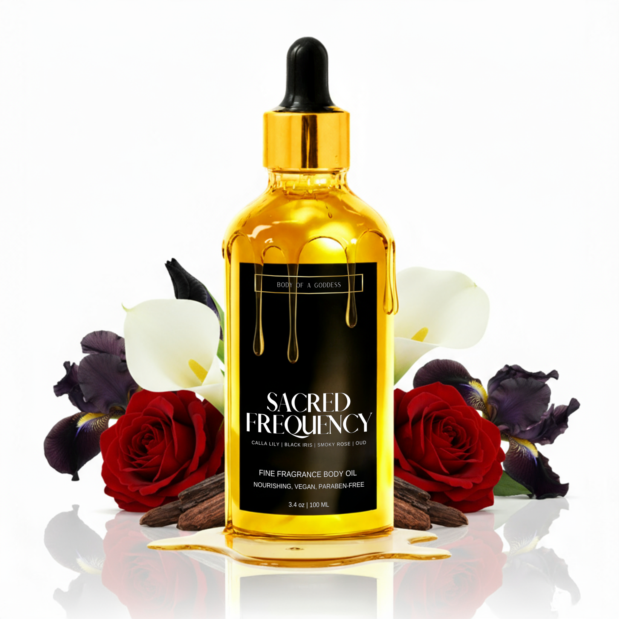 SACRED FREQUENCY BODY OIL by Body of a Goddess
