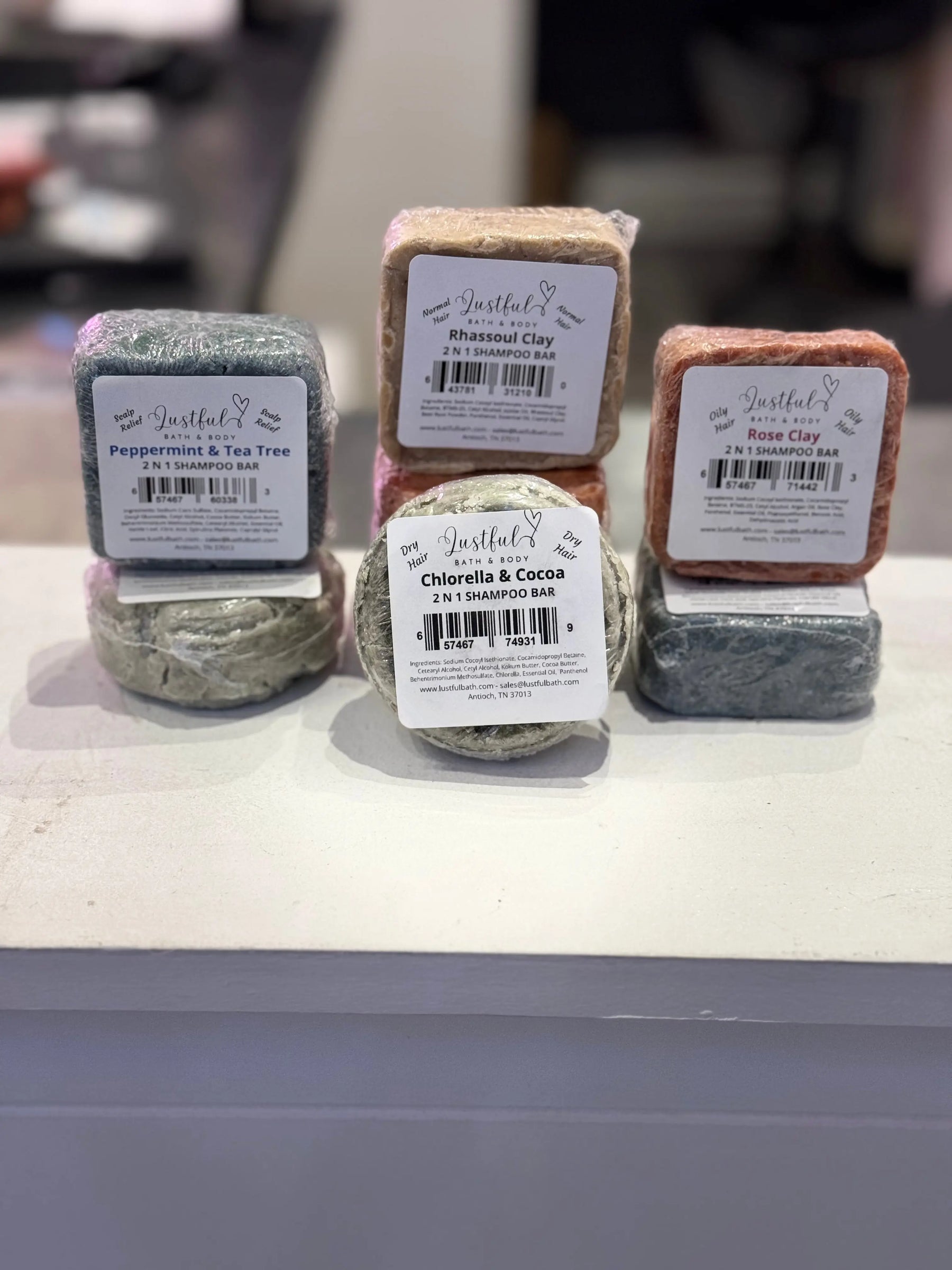 Shampoo/Conditioner Bars by Lustful Bath, LLC, handmade bath and body main product photo