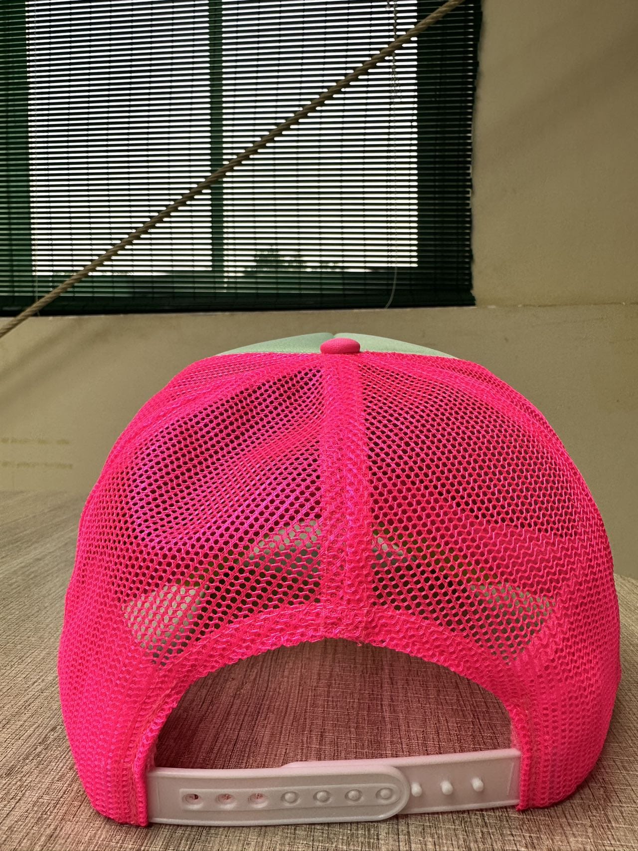 Lake Day Multi-Trucker Hat (Mint) by Southern Bliss Company, Southern lifestyle apparel detail photo 4