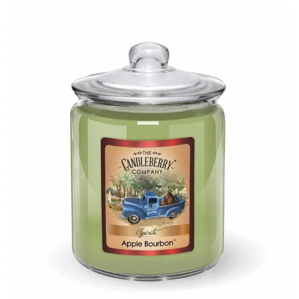 SPIRITS - Apple Bourbon™, 3 - Wick, Candy Jar Candle (Collective) The Candleberry® Candle Company