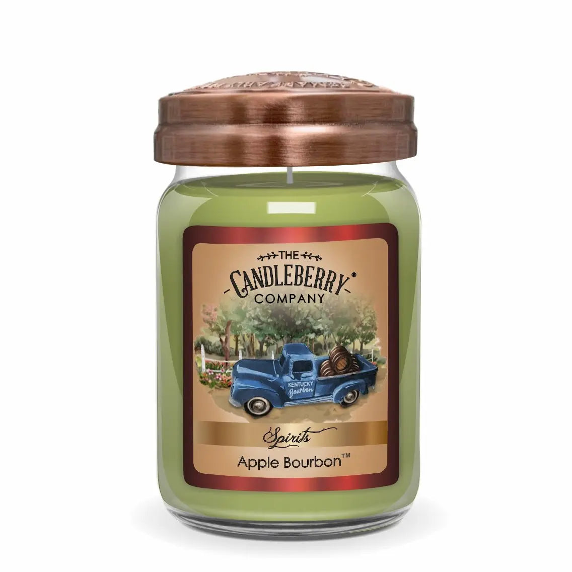 SPIRITS - Apple Bourbon™, Large Jar Candle (Collective) The Candleberry® Candle Company
