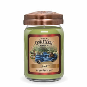 SPIRITS - Apple Bourbon™, Large Jar Candle (Collective) The Candleberry® Candle Company