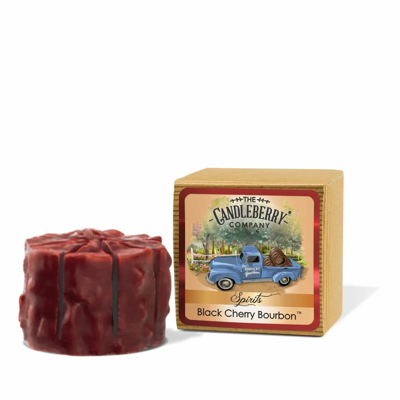 SPIRITS - Black Cherry Bourbon™, Tart Wax Melts (Collective) by The Candleberry® Candle Company, scented candle main product photo