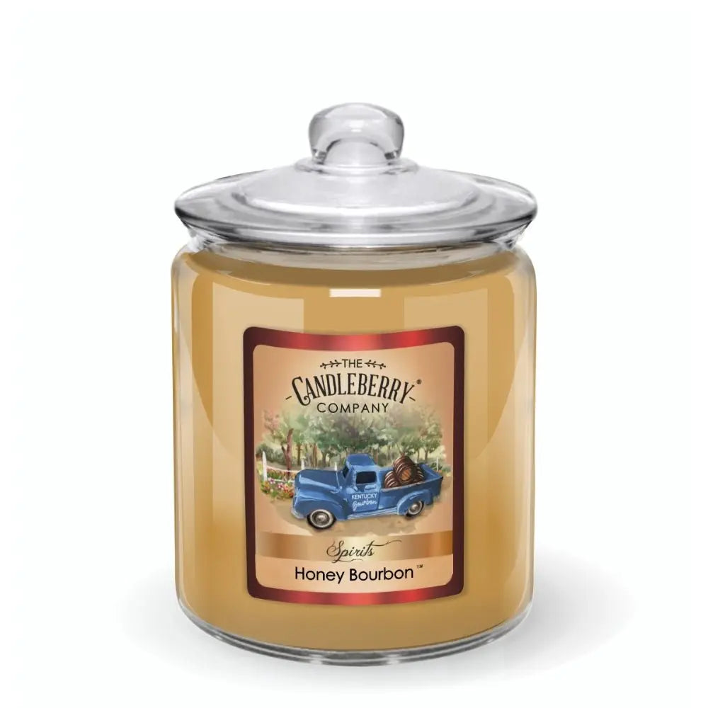 SPIRITS - Honey Bourbon™, 3 - Wick, Candy Jar Candle (Collective) The Candleberry® Candle Company