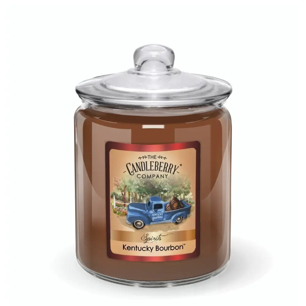 SPIRITS - Kentucky Bourbon®, 3 - Wick, Candy Jar Candle (Collective) by The Candleberry® Candle Company, Southern food gift main product photo