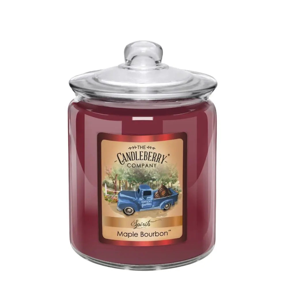 SPIRITS - Maple Bourbon™, 3 - Wick, Candy Jar Candle (Collective) The Candleberry® Candle Company