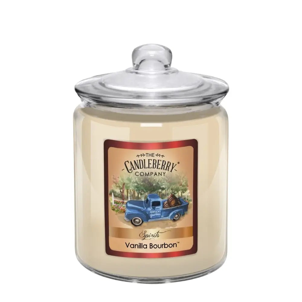 SPIRITS - Vanilla Bourbon™, 3 - Wick, Candy Jar Candle (Collective) by The Candleberry® Candle Company, Southern food gift main product photo