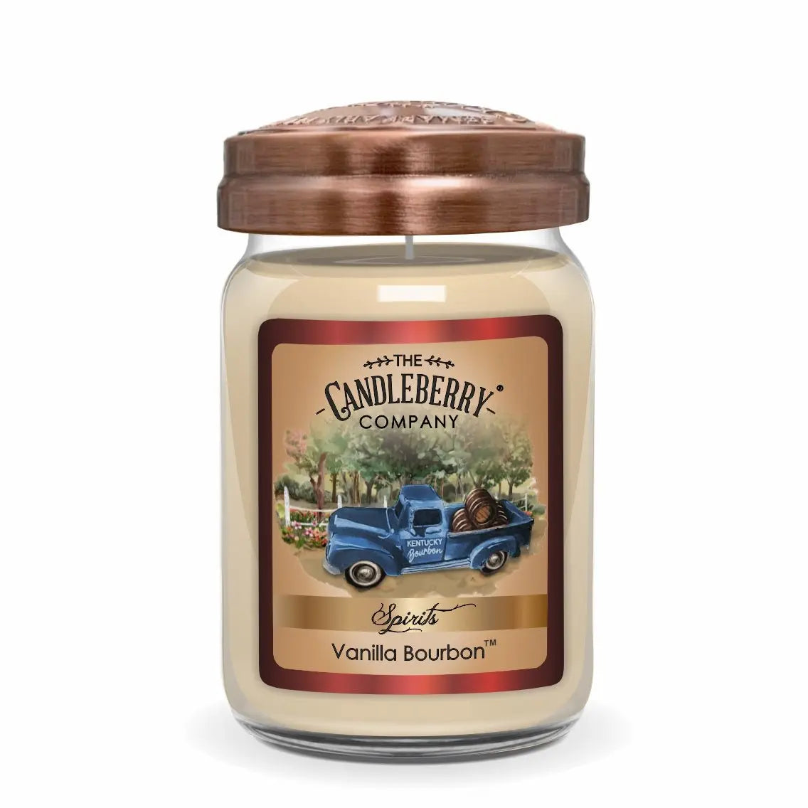 SPIRITS - Vanilla Bourbon™, Large Jar Candle (Collective) The Candleberry® Candle Company