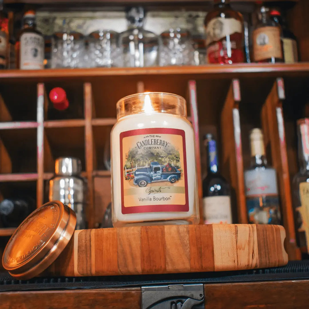 SPIRITS - Vanilla Bourbon™, Large Jar Candle (Collective) The Candleberry® Candle Company