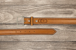 Saddle Tan Smooth Border