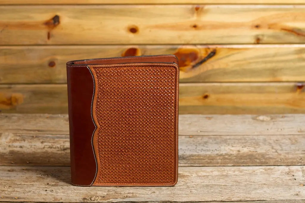 Saddle Tan Spider Notebook by Texas Saddlery, paper gift detail photo 2