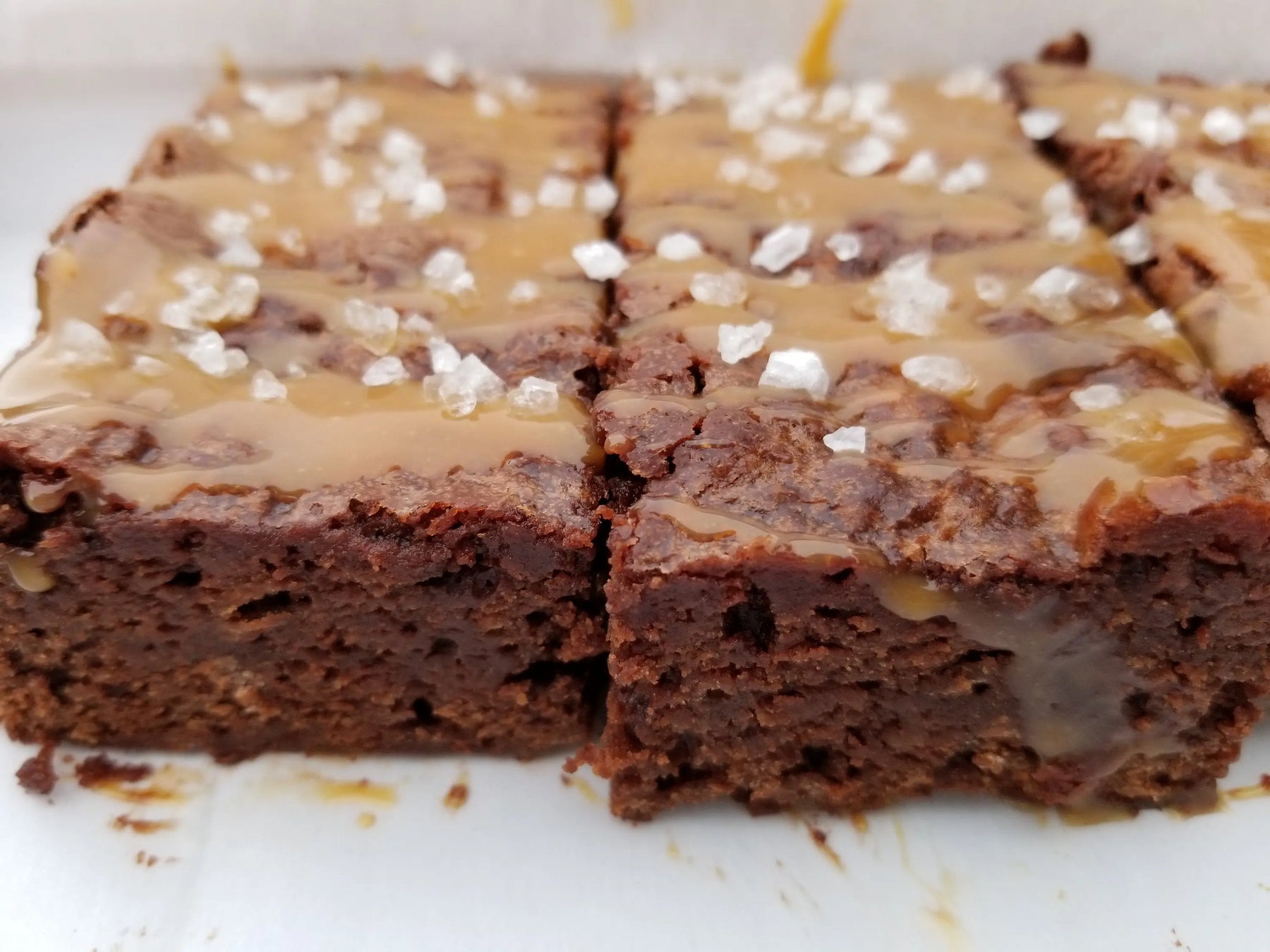 Salted Caramel Brownies Let's Get Baked Artisan Desserts