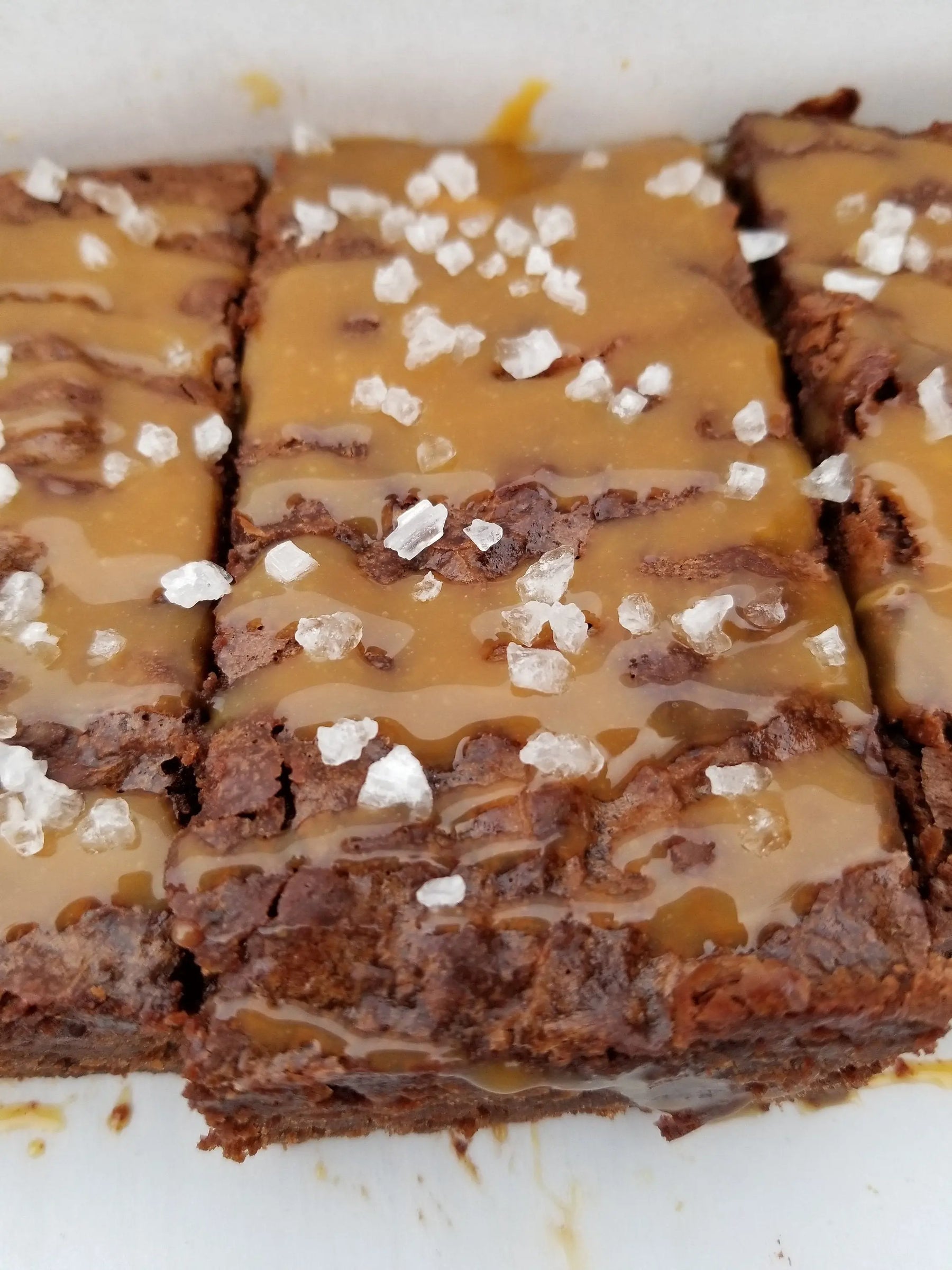 Salted Caramel Brownies Let's Get Baked Artisan Desserts