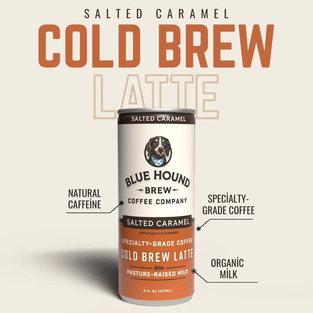 Salted Caramel Latte Blue Hound Brew