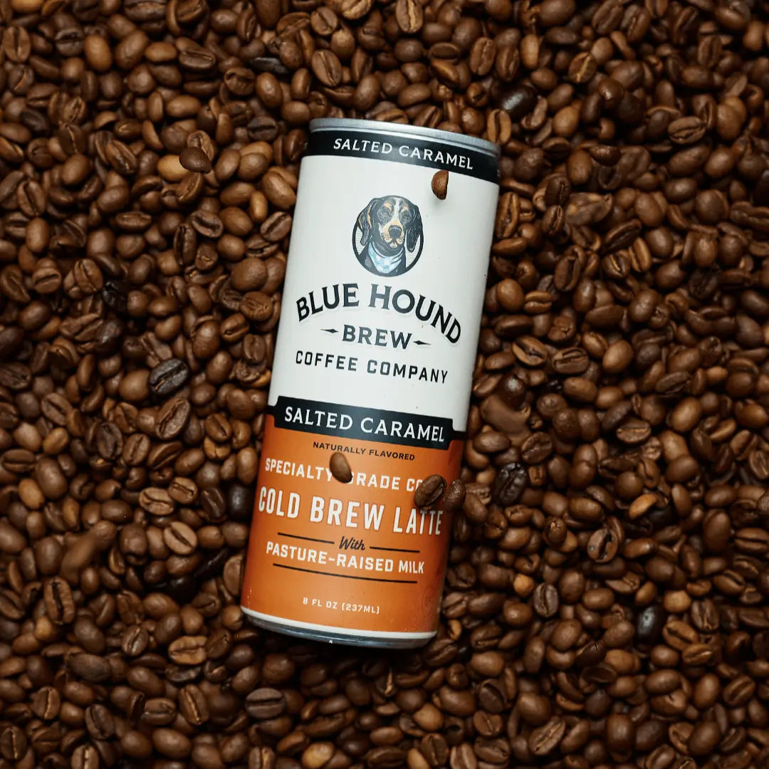 Salted Caramel Latte Blue Hound Brew