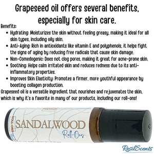 Sandalwood Roll-On Oil – Grounded. Timeless. Always On You. by ResilScents, natural skincare detail photo 6