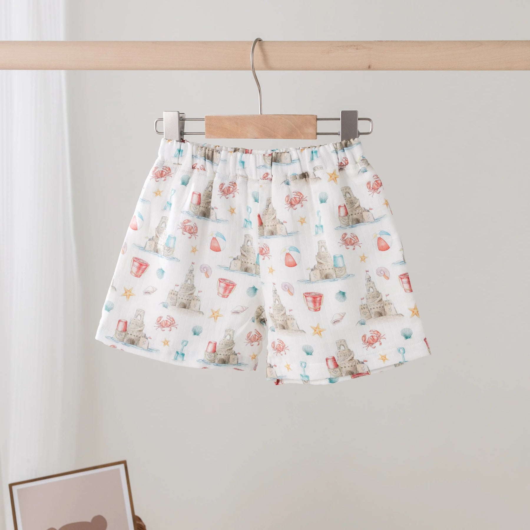 Sandcastle Kingdom Organic Muslin Shorts Nola Tawk