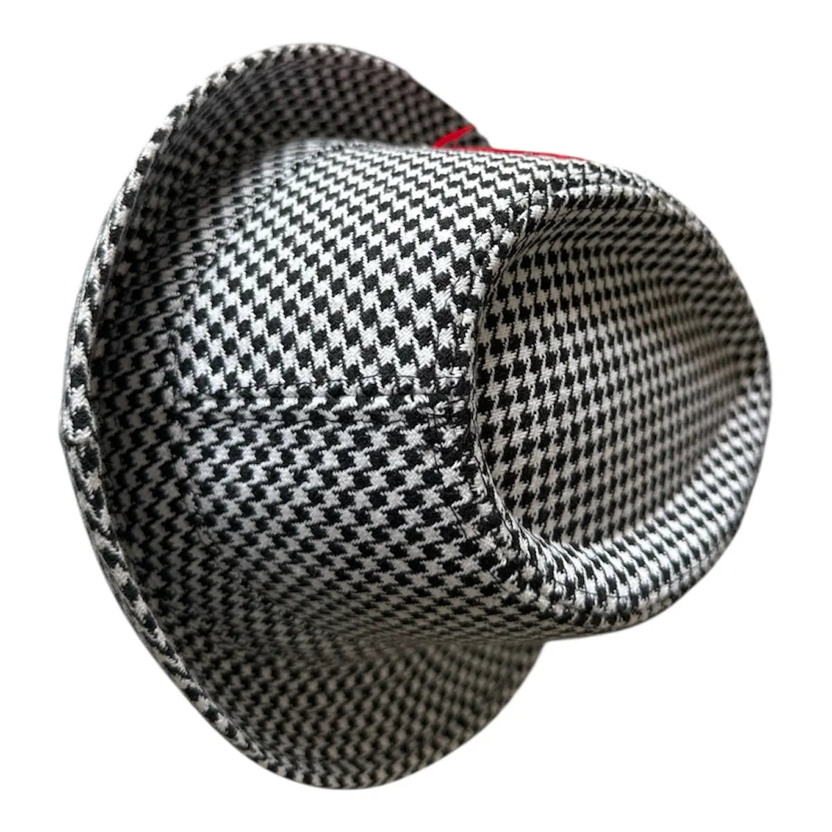 Saturday Smack Houndstooth Game Day Fedora For Alabama Fans Bear Byrant by Saturday Smack, custom hat detail photo 3