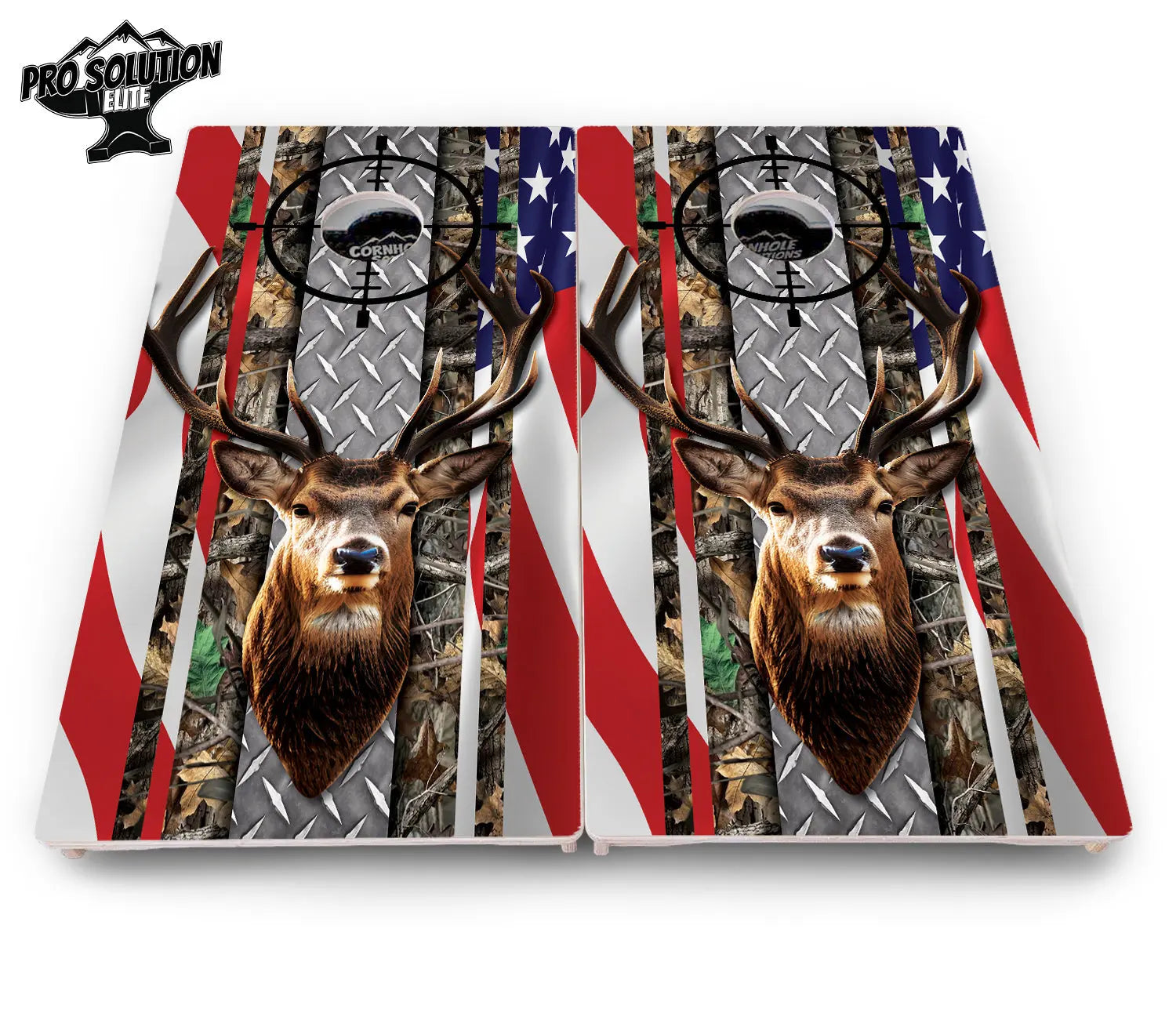 Scope Deer & Fish Cornhole Boards - Pro Solution Elite Series Cornhole Solutions