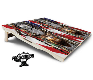 Scope Deer & Fish Cornhole Boards - Pro Solution Elite Series Cornhole Solutions
