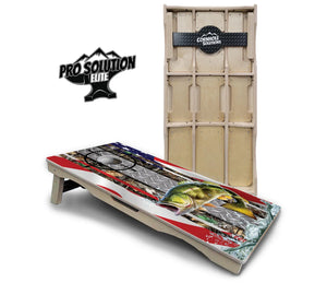 Scope Deer & Fish Cornhole Boards - Pro Solution Elite Series Cornhole Solutions