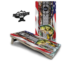 Scope Deer & Fish Cornhole Boards - Pro Solution Elite Series Cornhole Solutions
