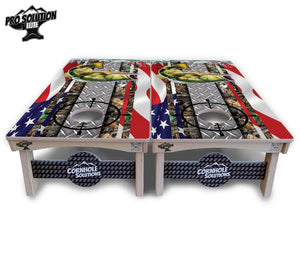 Scope Deer & Fish Cornhole Boards - Pro Solution Elite Series Cornhole Solutions