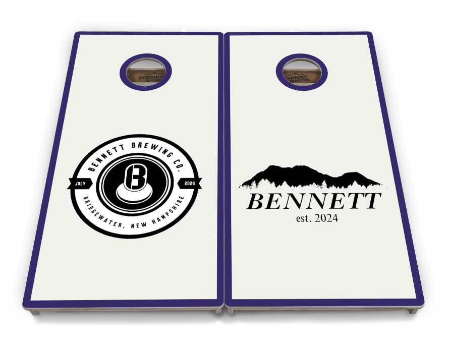 Complete Tournament Cornhole Bundle - Boards, Bags & Carrying Case - Custom