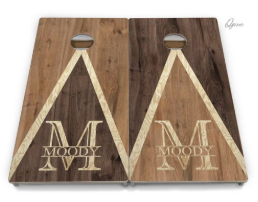 Complete Tournament Cornhole Bundle - Boards, Bags & Carrying Case - Custom