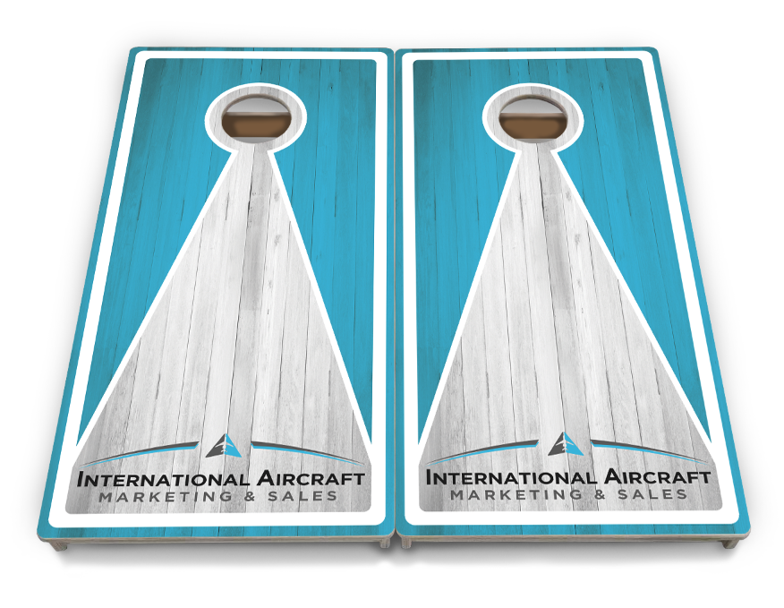 Complete Tournament Cornhole Bundle - Boards, Bags & Carrying Case - Custom