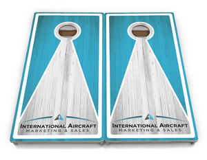 Complete Tournament Cornhole Bundle - Boards, Bags & Carrying Case - Custom