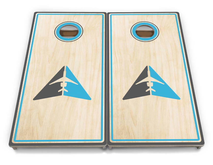 Complete Tournament Cornhole Bundle - Boards, Bags & Carrying Case - Custom