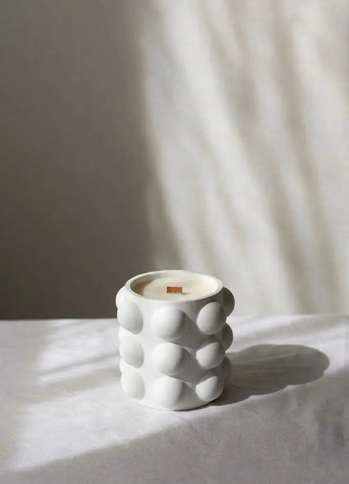 Sculpted Dot Candle by Believe Candle, scented candle main product photo