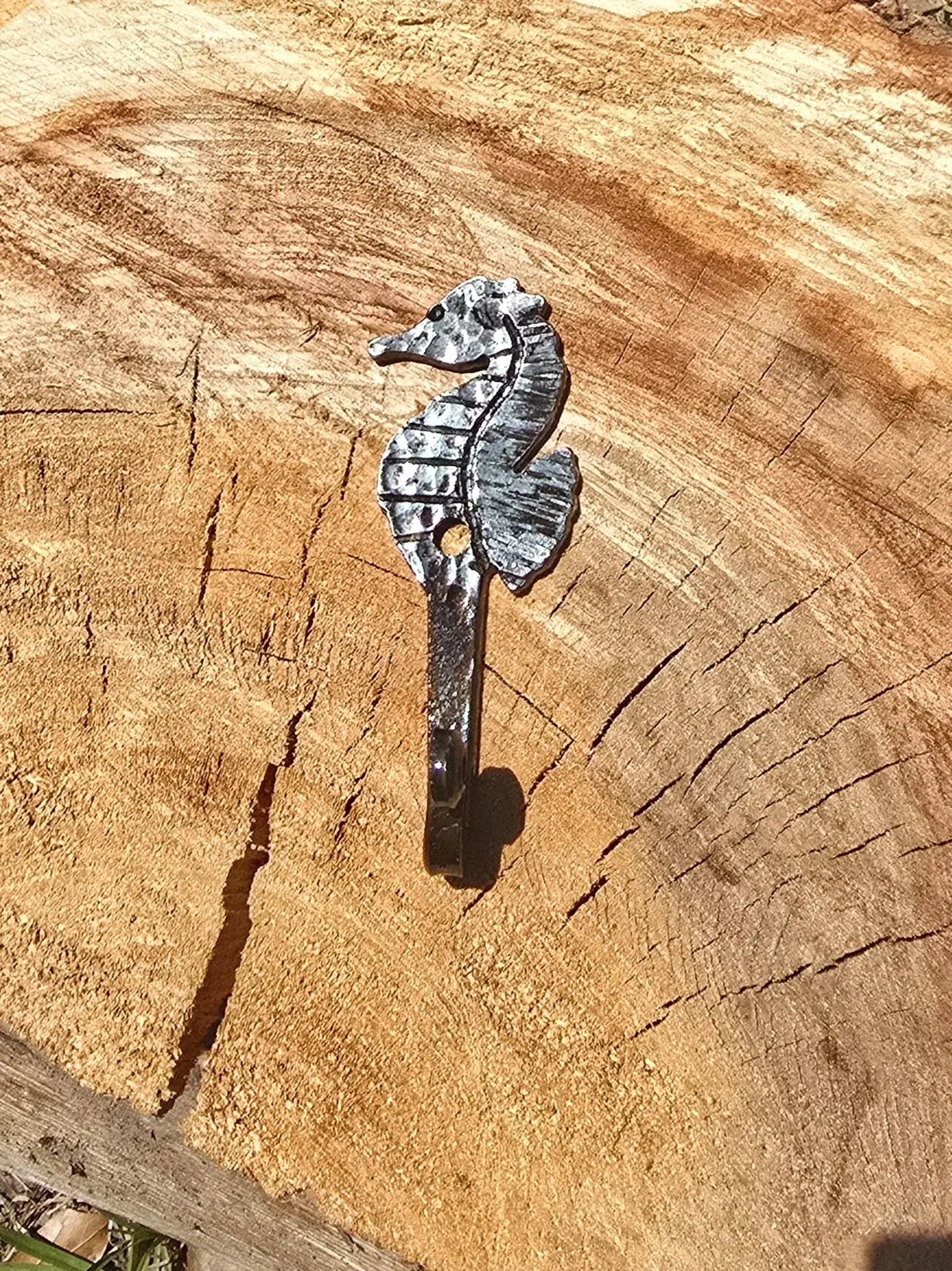 Seahorse Hook by Redbeard's Forge LLC, Southern home decor main product photo