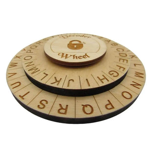 Secret Decoder Wheel for Kids | Escape Room Party Puzzle by Creative Escape Rooms, Southern lifestyle apparel detail photo 5