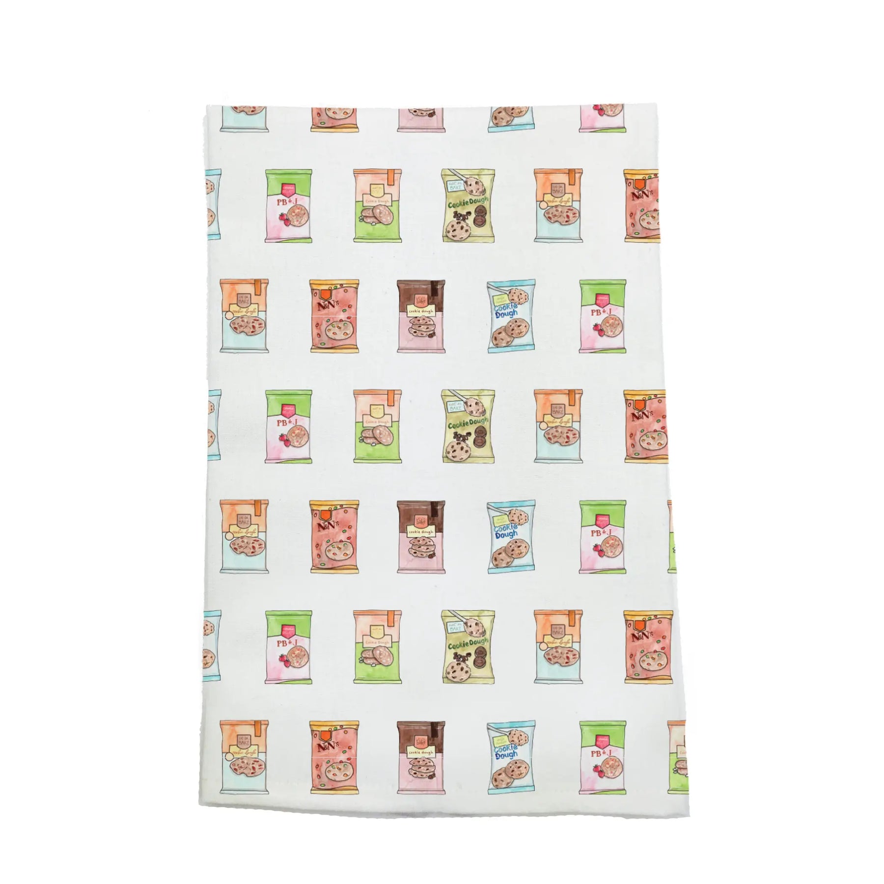 Seriously Dough Organic Cotton Kitchen Towel by Nola Tawk, tea towel main product photo