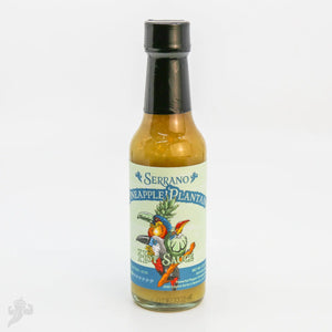 Serrano Pineapple Plantain Hot Sauce by Powerful Pepper Company, Southern food gift main product photo