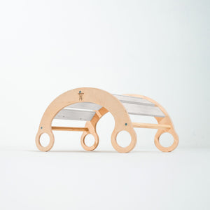 Climbing Arch by Bunny Hopkins, handcrafted wooden activity toy product and lifestyle photo 49