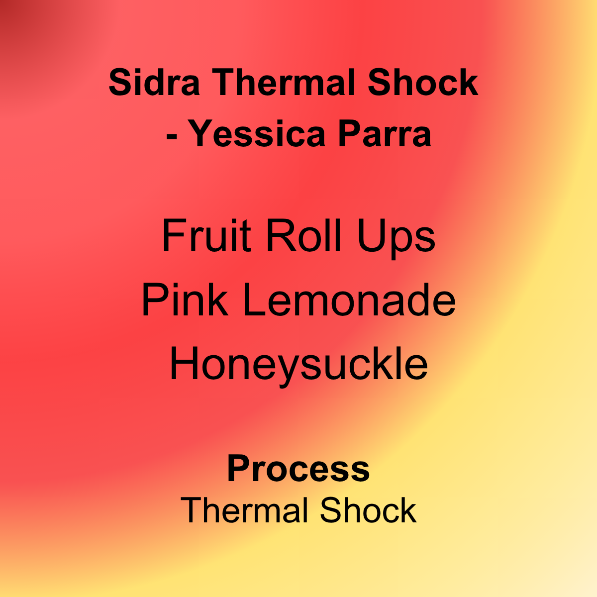 Haiku Brew Sidra Thermal Shock coffee from Yessica Parra
