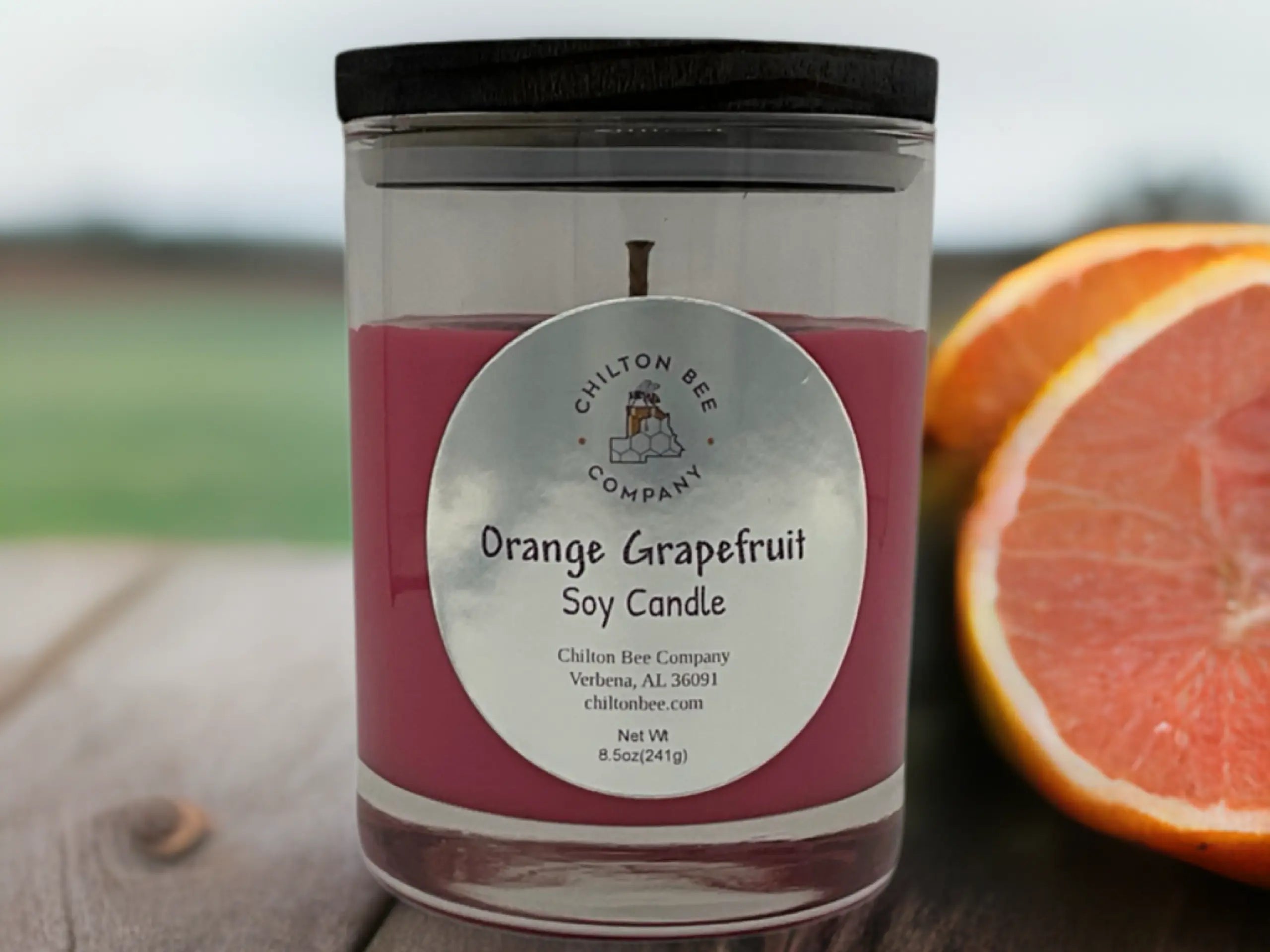 Single Wick Soy Candle by Chilton Bee Company, scented candle detail photo 13